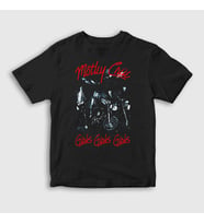 Presmono Unisex Çocuk Siyah Girls Mötley Crüe T-Shirt 167109tt