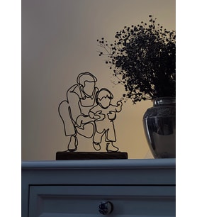 Rumiart Dekoratif Obje - Baba Ve Oğlu