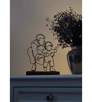 Rumiart Dekoratif Obje - Baba Ve Oğlu