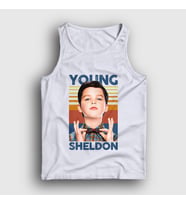 Presmono Unisex Beyaz Dizi Young Sheldon Cooper Atlet 507933tt