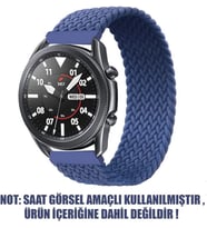 Lexroo Samsung Galaxy Watch 4 Classic 46mm Kordon, Braided Solo Loop Band