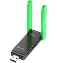 1400 Mbps 2.4GHz/5GHz Dual Band Gigabit Alıcı Verici USB WiFi Adaptör