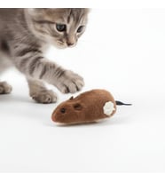 Runaway Kurmalı Fare Kedi Eğitim Oyuncağı Hareketli