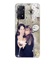 Redmi Note 12 Pro 4G Uyumlu Lana Del Rey ve Taylor Swift Desenli Şeffaf Telefon Kılıfı