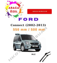 Ford Connect  (2002-2013) Araca Özel Silecek Ön İki Muz