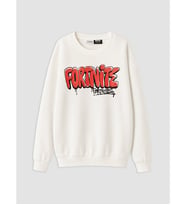 LCW Kids Beyaz Fortnite Baskılı Erkek Çocuk Sweatshirt
