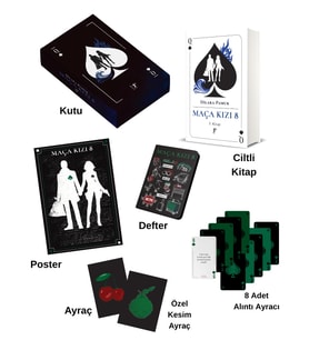 Maça Kızı 8 - 5. Kitap Özel Kutulu Set (Ciltli) (Krem)
