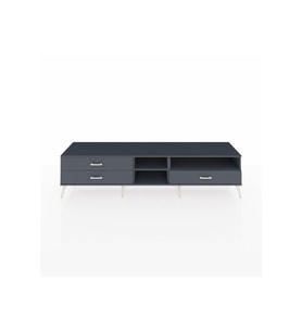 Hyperion TV Ünitesi 2 Raflı 3 Çekmeceli  220x44x51 Antrasit-Antrasit