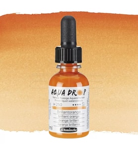 Schmincke Aqua Drop Sıvı Sulu Boya 30ml 250 Brilliant Orange