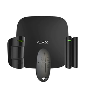 AJAX Hub Kit / StarterKitHub 9bölgeli (Zon) GSM+GPRS Kablosuz Alarm Seti KeyPad YOK SİYAH