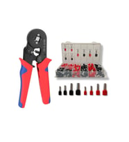 Rose HSC8 6-4A Terminal Sıkma Pensesi + 520 Parça Kablo Pabucu (Gümüş)