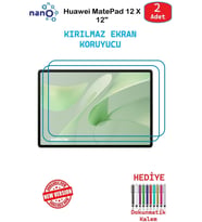 Huawei MatePad 12 X 12" İçin Nano Ekran Koruyucu 9h Esnek 2 ADET