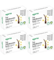 Agarta El Yapımı Doğal Sabun 150GR Saç Dökülmesine Karşı (4 Lü Set)
