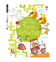 Wipe Clean Farm Activities Usborne Publishing