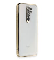Redmi Note 8 Kılıf Lensli Silikon - Gold