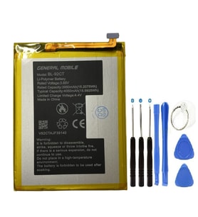 General Mobile GM20 Pro Pil Batarya BL92CT+Tamir Seti (4050 mAh)