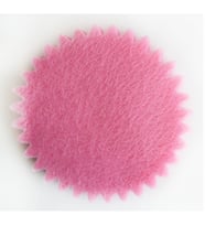 Organze fileli yuvarlak pembe 22cm p100-