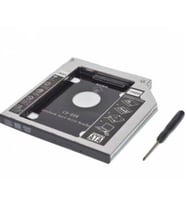 9.5mm Sata Hdd Caddy Ssd 9.5 Kızak Harddisk Kutusu Cdrom Yerine (Siyah)