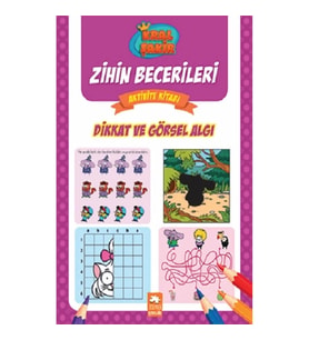 Dikkat ve Görsel Algı-Kral Şakir Zihin Becerileri Aktivite Kitabı