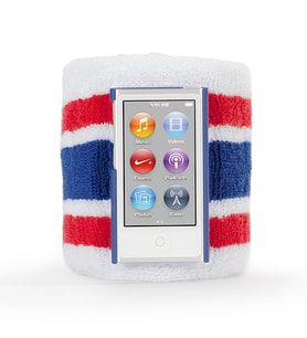 Griffin iPod Nano 7 ile Uyumlu Sportcuff Bilek Bandı Kılıf Beyaz RE37770