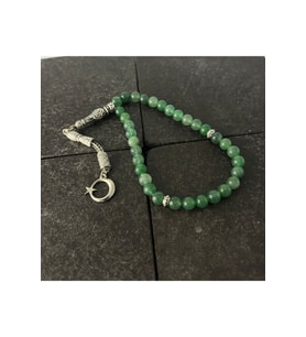 SERTİFİKALI Aventurin 6mm 33lük Doğal Taş Tesbih