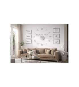 Salon için tasarlanmış duvar saati no 34