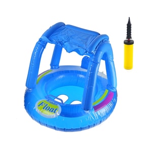 Çocuk Gölgeliği Deniz Havuz Gölgeliği 72*22 Cm Yaş Mavi Pompa Set