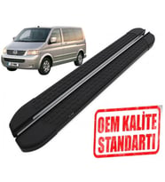 T5 CARAVELLE UZUN ŞASE 2003 2015 YILLARI ARASI ARACA ÖZEL NEVADA SİYAH YAN BASAMAK