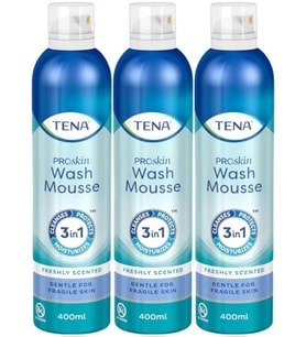 Tena Proskin Vücut Temizleme Köpüğü 400 ML (3 in 1 Arada) (3 Lü Set)