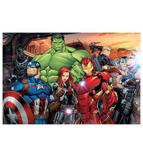 Prime 3D Marvel Avengers Çift Taraflı Puzzle 200 Parça 37551