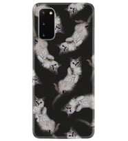 Samsung A02S A03S A10 A12 A13 A21S A22 Kılıf Desenli Silikon Sevimli Kedicikler 1785