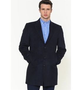 PLT8390 DEWBERRY ERKEK PALTO-LACİVERT