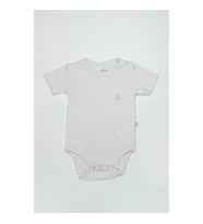 Bistyle Organik Natural Basic Style Yarım Kol Body Bs17103 Beyaz