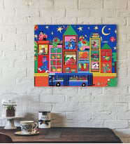 BK Gift Modern Soyut Tasarımlı Kanvas Tablo-25