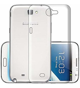 Kvy Samsung Galaxy Note 2 Kamera Korumalı Süper Silikon Kılıf