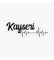 38 Kayseri Nabız Sticker Araba Etiket 19cm