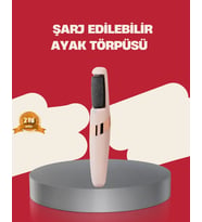 360° Etkili Elektrikli Ayak Bakım Aleti Nasır Giderici