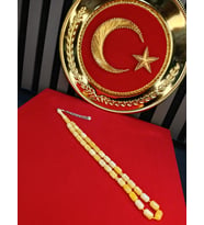 BEYRUT DAMLA KEHRİBAR TESBİH KAPSÜL KESİM
