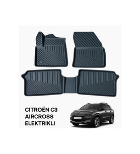 Citroen C3 Aircross Elektrikli 3D Oto Paspas Premium