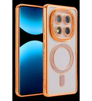 Redmi Note 15 Pro 5G Joke Simli Magneticsafe Kılıf - Turuncu