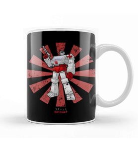 Ratchet Transformers Retro Japanese Kupa Bardak Porselen