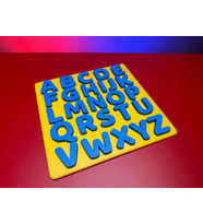 Northcity 3D Baskı A-Z Büyük Harf Alfabe Puzzle - 26 Parçalı Eğitim Seti