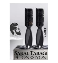 Mey İthalat® Sakal Tarama Fırçası 2 Lİ SET Absolute Professional 719583