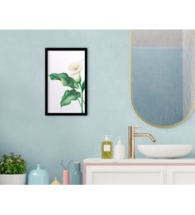 BK Home Banyo Dekoratif Ahşap Siyah Çerçeveli Tablo-15