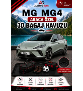 MG Mg4 Luxury ALT 2023 - 2026 Araca Özel 3D Bagaj Havuzu