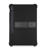 ALLY Galaxy Tab S8 S7 T870 - T875 11 inç Standlı Silikon Kılıf (Siyah)