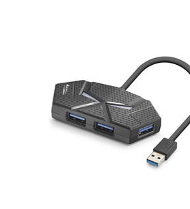 Usb 3.0 Hub Rgb 4 Port 5 Gbps 1.2 M HDX7050