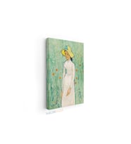 Dikey Kanvas Tablo Salon Duvar Tablosu Vangogh 77 Yeni Ev Hediyesi Ofis Tablosu