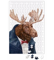 Şişman Süslü Geyik Puzzle 240 Parça Yapboz