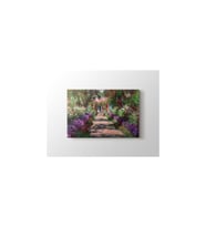 DBSanatevi Claude Monet - Garden Path Giverny Tablo 50 X 50 cm
